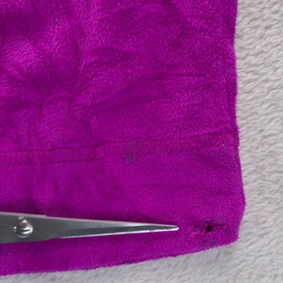 Columbia Womens Fleece Jacket Large Hooded Pink Pullover Outdoors Casual Cozy - Picture 5 of 13